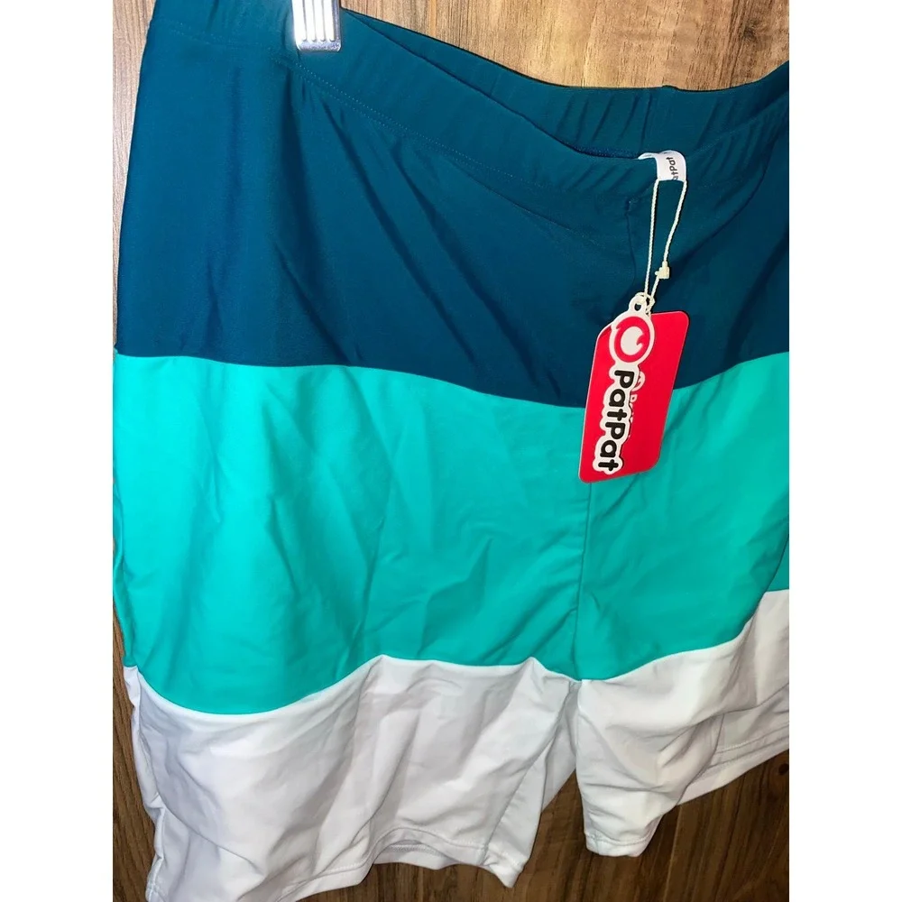 PatPat Mens‎ Colorblock SwimTrunks, XL